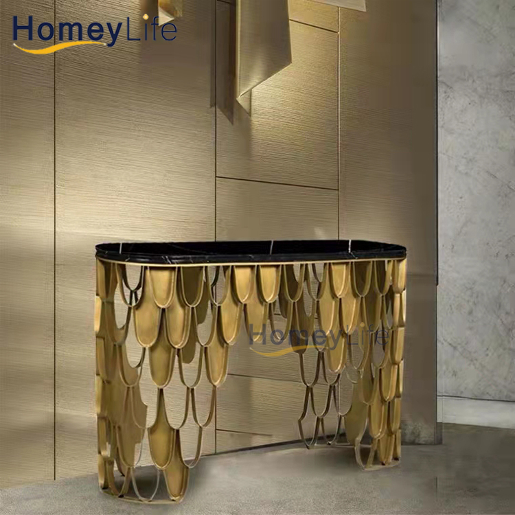 Customizable Luxury Stone Coffee Table Living Room Marble Furniture Console Travertine Dining Table Marble Dining Table