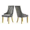 Gold Stainless Steel Banquet Dining Chair Sets for Wedding Events
