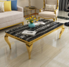 Nordic Marble Top with Wood Body Tea Center Table Coffee Table for Living Room