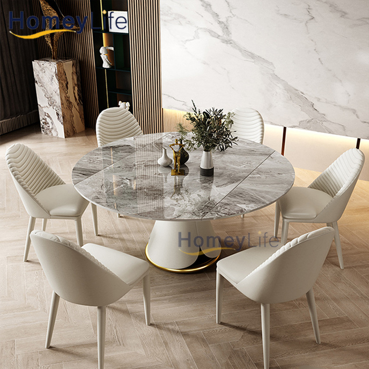 Italian Modern Folding Extendable Dining Table Sets