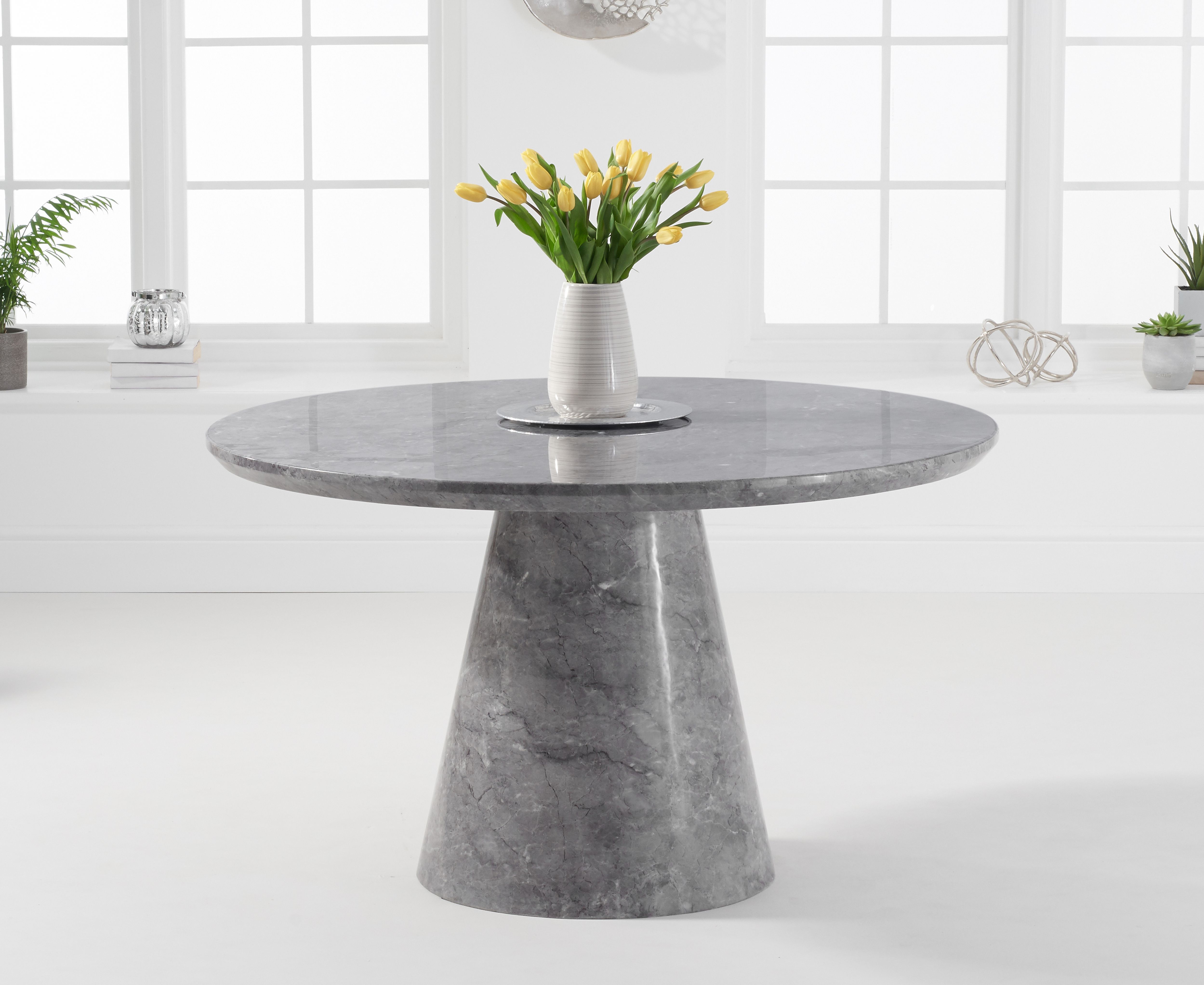 Custom Round Natural Marble Table Top Stone Base Dinner Room Furniture Coffee Table Luxury Green Marble Dining Table