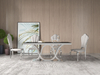 actory Customized Extension Modern Luxury Furniture Manufacturer Factory Modern 6 8 Seater Chairs Sintered Stone Mable Top Dining Table Set for Home