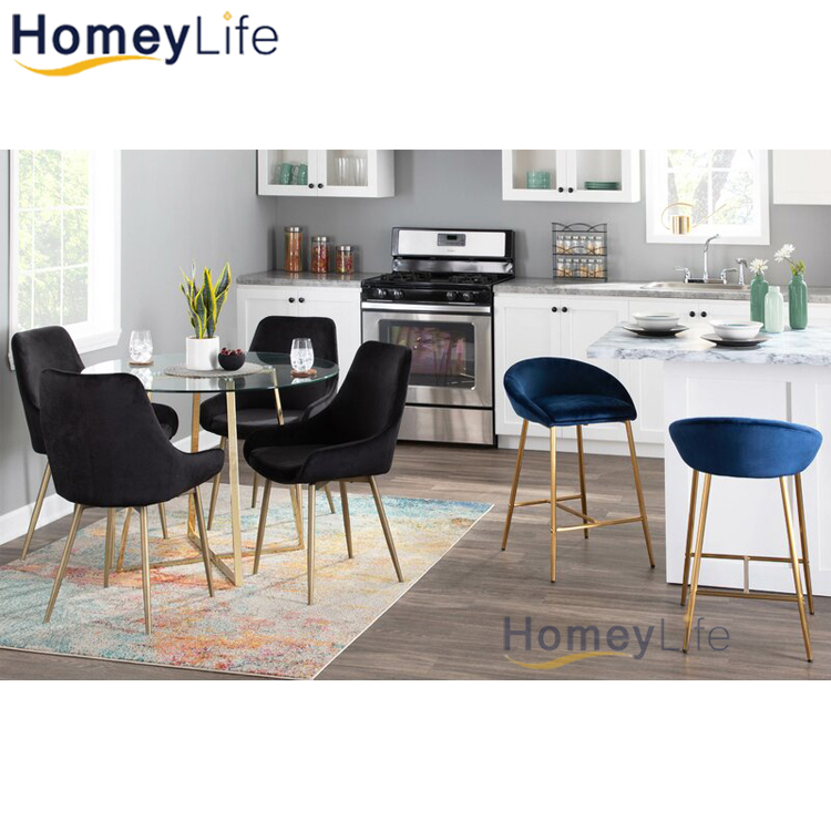 Bar Furniture Metal Aluminum Frame Modern High Outdoor Chair Stools