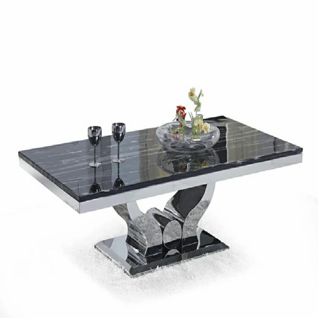 Modern Simple Natural Marble Living Room Furniture Round Side Table Marble Coffee Table