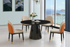 Luxury Restoration Marble Restaurant Home Room Furniture Sets Coffee LED Dining Table