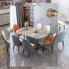 Modern Extendable Tempered Glass Dining Table 