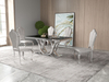 actory Customized Extension Modern Luxury Furniture Manufacturer Factory Modern 6 8 Seater Chairs Sintered Stone Mable Top Dining Table Set for Home