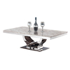 Modern Simple Natural Marble Living Room Furniture Round Side Table Marble Coffee Table