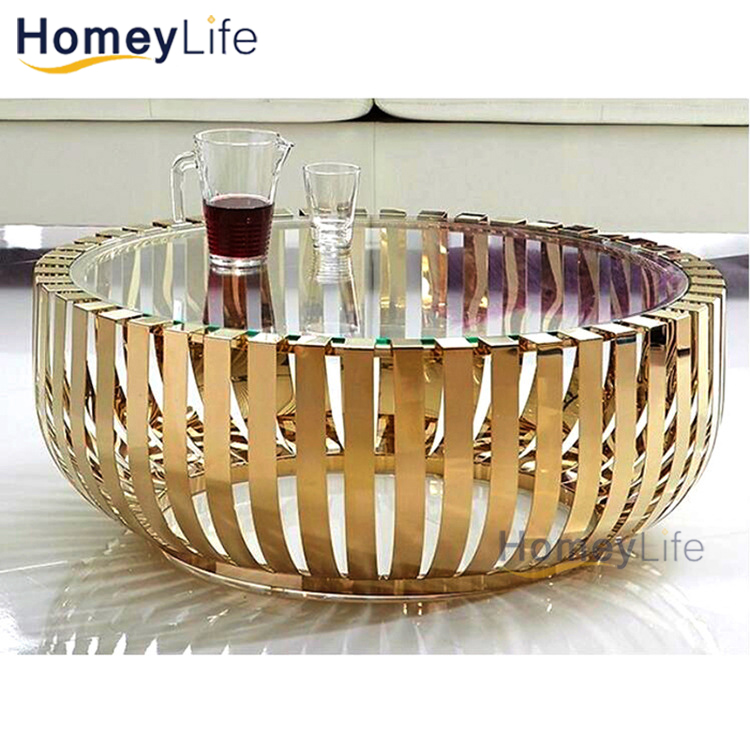 Home Furniture Round Marble Coffee Table
