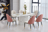 Luxury Restoration Marble Restaurant Home Room Furniture Sets Coffee LED Dining Table
