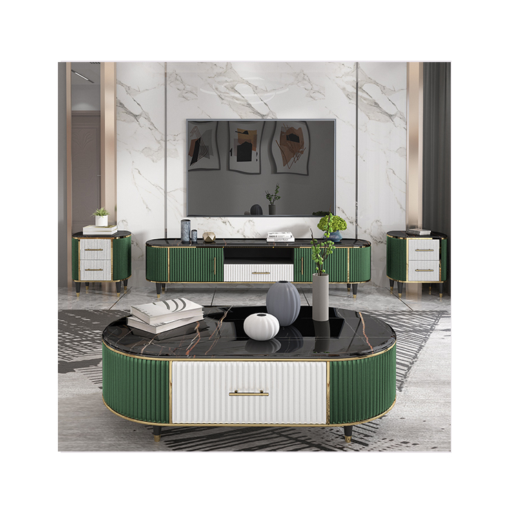 Home Furniture Natural Marble TV Stand