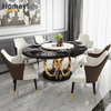 Hot Sale Home Furniture Living Room Dining Set 1 Table 4 Chairs Simple Design Extendable Dining Table