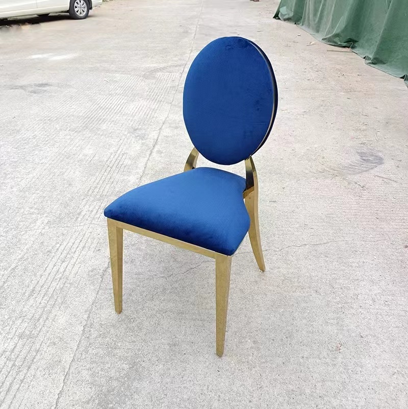 Velvet Single Sofa Tub Chair Gold Stainless Steel Hotel Office Design Honeycomb Blue Home Furniture Fabric Dining Room Furniture