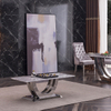 Good Quality Golden Metal Coffee Table for Cheap Simple Round Marble Top Coffee Tables