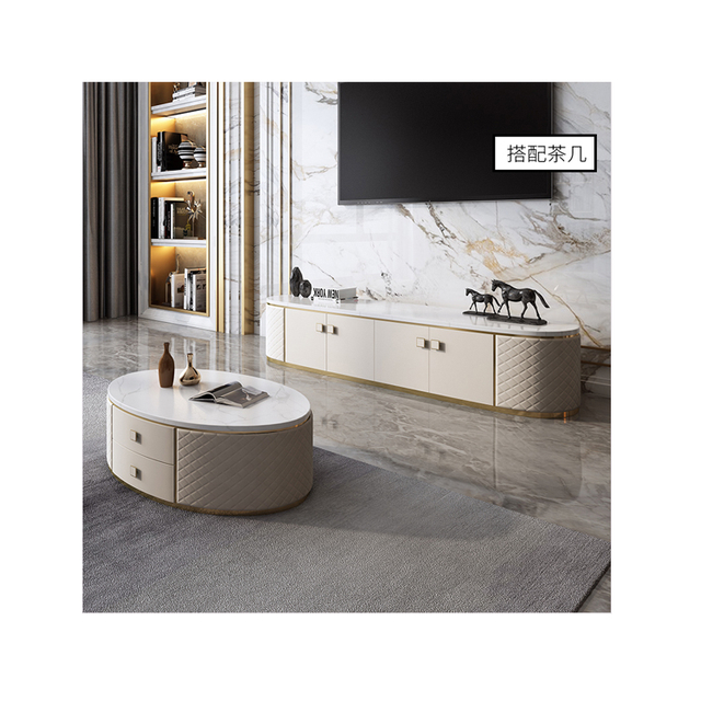 Home Furniture Natural Marble TV Stand
