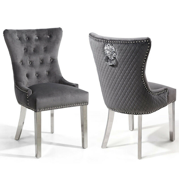 Gold Stainless Steel Banquet Dining Chair Sets for Wedding Events