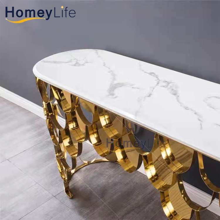 Customizable Luxury Stone Coffee Table Living Room Marble Furniture Console Travertine Dining Table Marble Dining Table