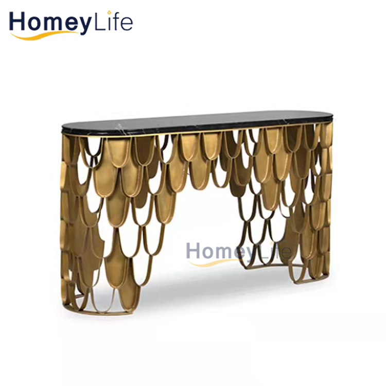 Customizable Luxury Stone Coffee Table Living Room Marble Furniture Console Travertine Dining Table Marble Dining Table