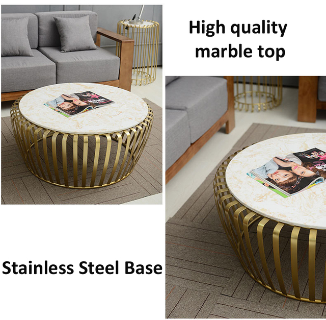 Home Furniture Round Marble Coffee Table