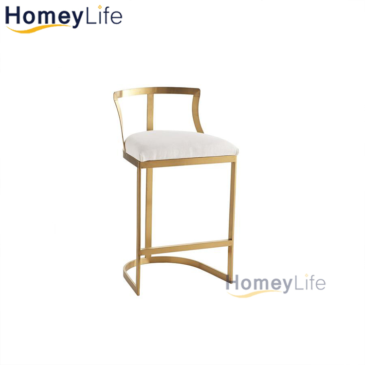 Bar Furniture Metal Aluminum Frame Modern High Outdoor Chair Stools