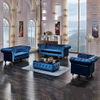Hot Sales Wholesale Modern Living Room Fabric Leather Cover L Shape 3 Seater Sofa Set
