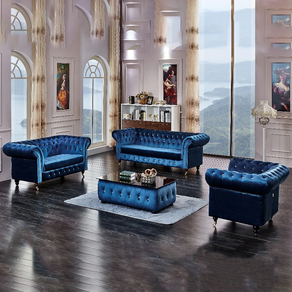 Hot Sales Wholesale Modern Living Room Fabric Leather Cover L Shape 3 Seater Sofa Set
