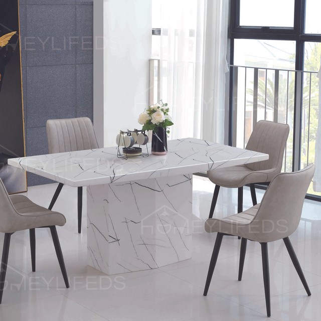 Modern Luxury Marble Craftsman Dining Room Table Rectangle Creative Nordic Dining Tables Marble Dining Table