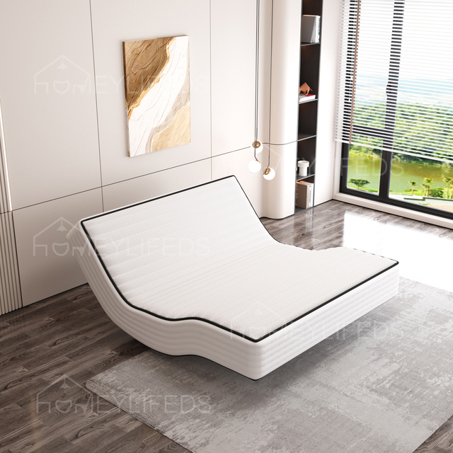 Storage Bed with Light Leather Modern Drawer Queen king Size Frame with Under Wedding Bed Intelligent Design Secret Safe Storage