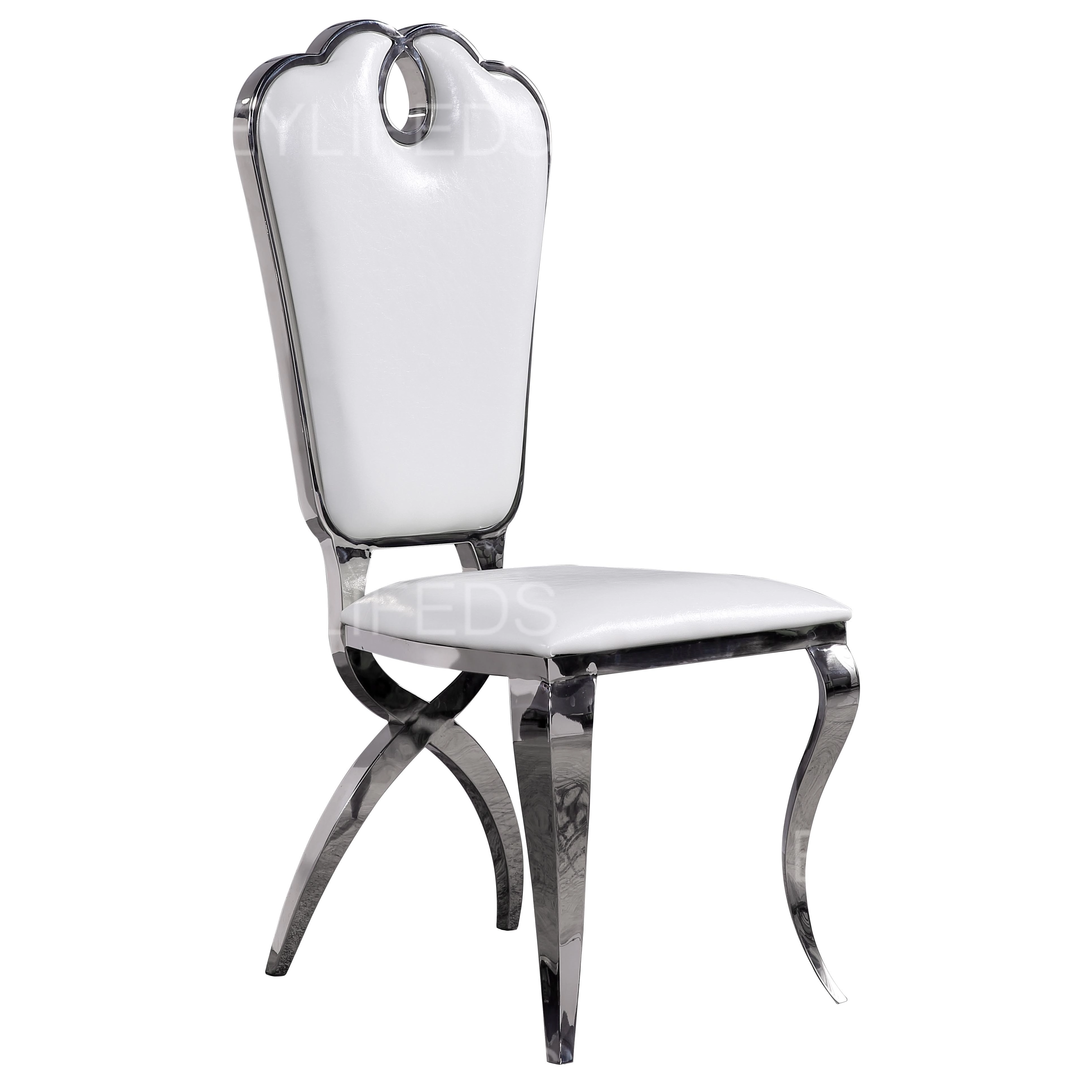 Luxury New Style Dining Chair Fabric Seat Legs Dining Furniture Home Furniture Stainless Steel With Lion Head Decorative Velvet