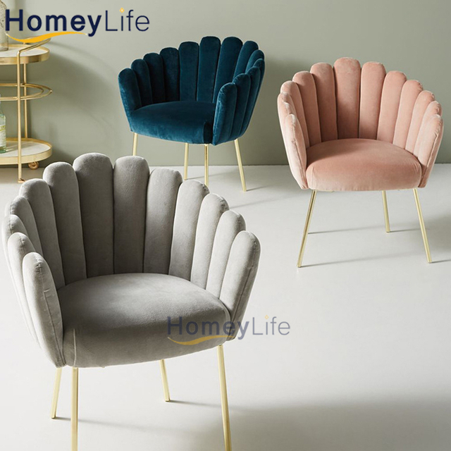 Velvet Upholster Dining Chair For Hotel 