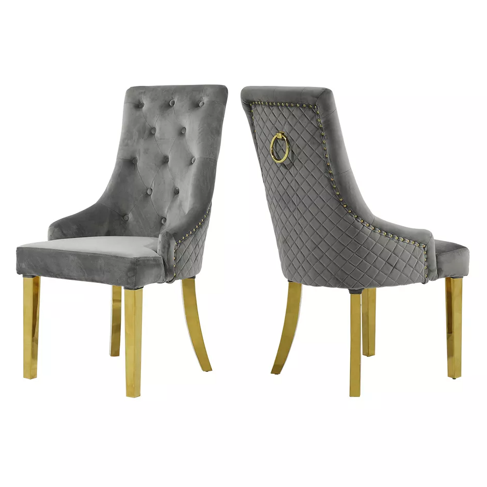 Wedding Furniture Comfortable Velvet Dining Chairs Modern Luxury