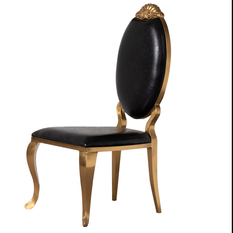 Luxury Modern Stainless Steel Leather Velvet Fabric Upholstered High Back Silver Legs Dining Chair for Dining Room Furniture