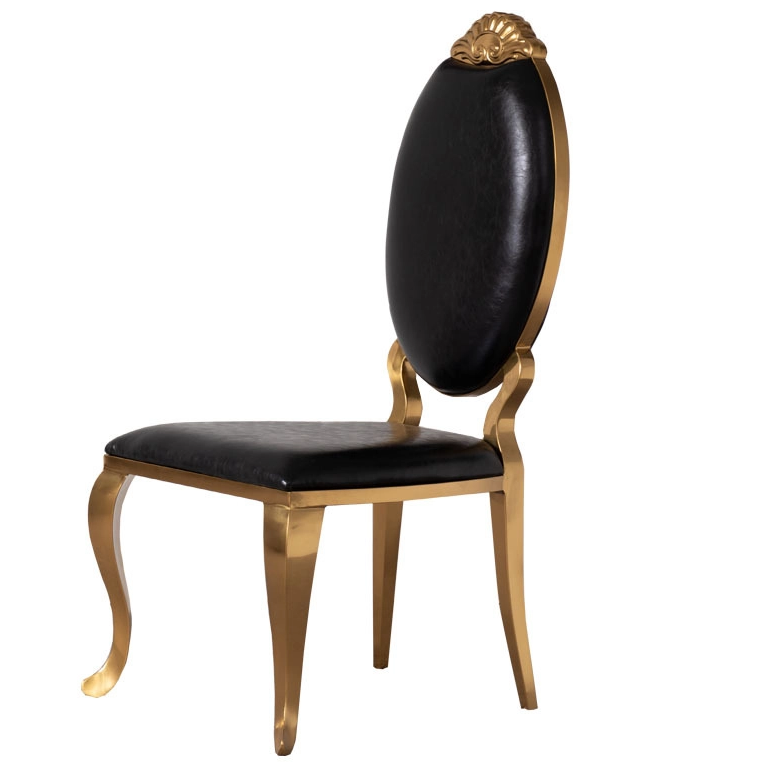 Luxury Modern Stainless Steel Leather Velvet Fabric Upholstered High Back Silver Legs Dining Chair for Dining Room Furniture