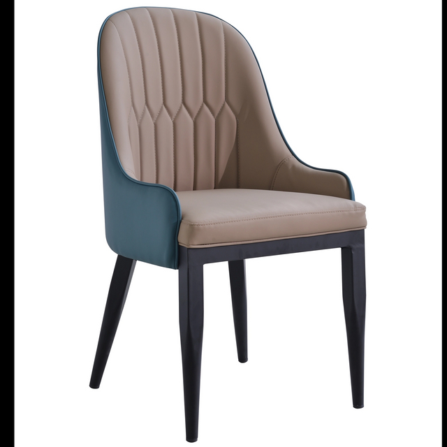Italian PU Leather Cushion Dining Chair Chrome Wholesale Luxury Home Furniture Supplier Hotel Dining Chairs