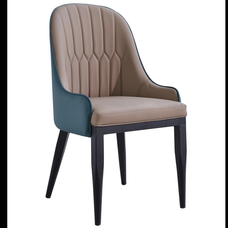 Italian PU Leather Cushion Dining Chair Chrome Wholesale Luxury Home Furniture Supplier Hotel Dining Chairs