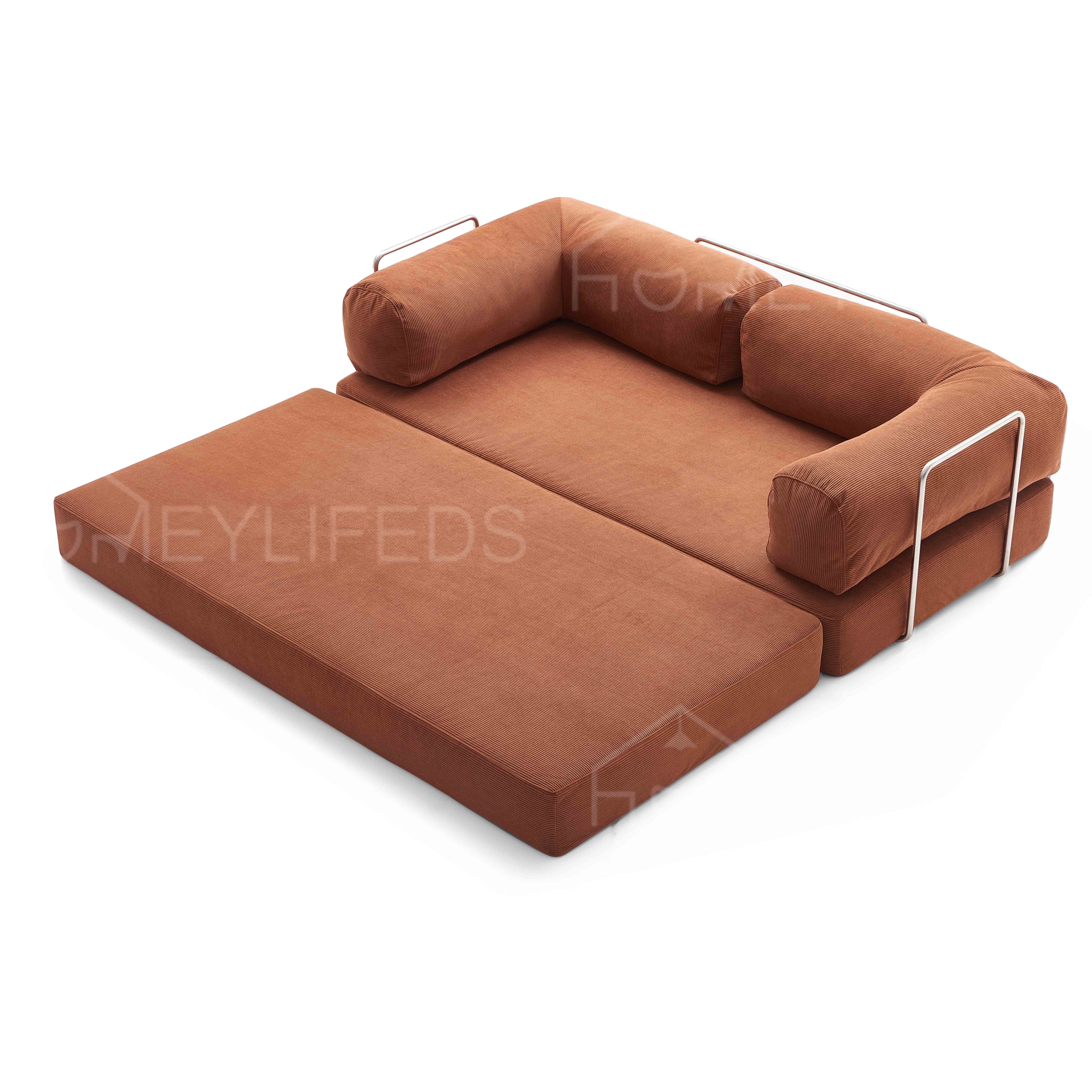 Compact Vacuum Compressed Sofa High Density Sponge Sectional with Modern Modular Design for Home Living