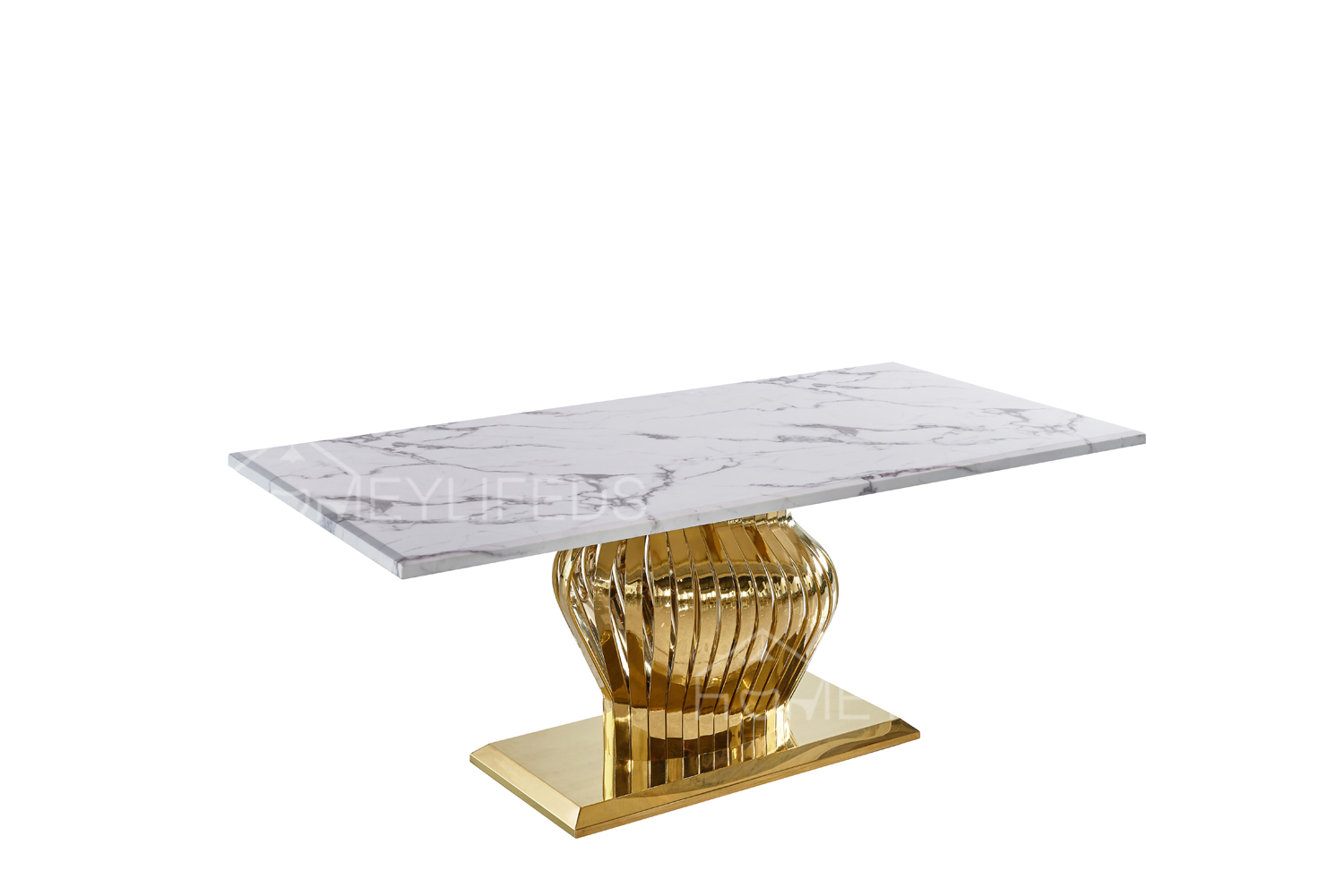 Top Quality Italian Light Luxury Marble Dining Table Modern Style Household Small Dining Table and Chair Set Home Furniture