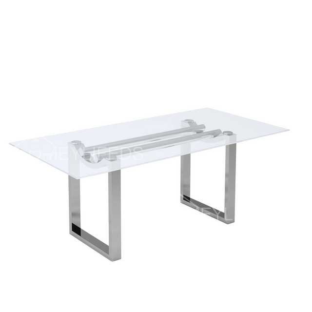 Dining Room Furniture Cross Legs Gold Stainless Steel White Stone Modern Luxury Marble Dining Table Set Dining Tables