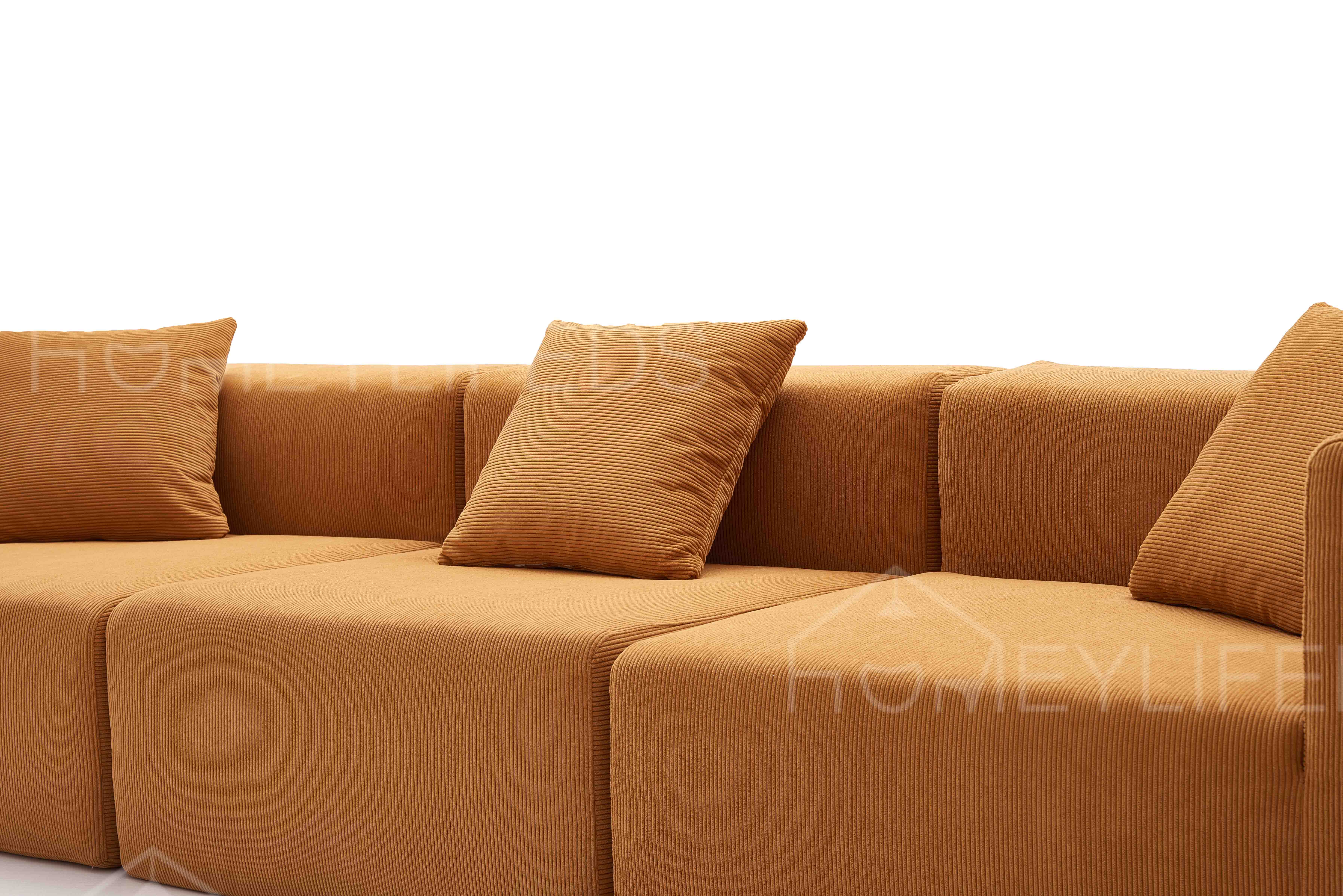 Italian Minimalist Tofu Block Living Room Modern Nordic Small-sized Vacuum Compressed Sponge Sofa