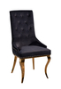 Wholesale High Back Stainless Steel Metal Frame PU Velvet Dining Chairs