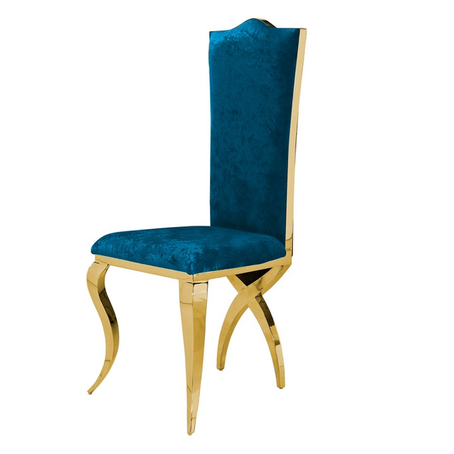 Hot Sale Stainless Steel Base Dining Chair Leather Italian Modern Luxury Dining Chairs