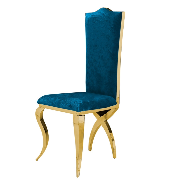 Hot Sale Stainless Steel Base Dining Chair Leather Italian Modern Luxury Dining Chairs