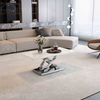 Wholesale Luxury Marble Top Glass Stainless Steel Base Coffee Table