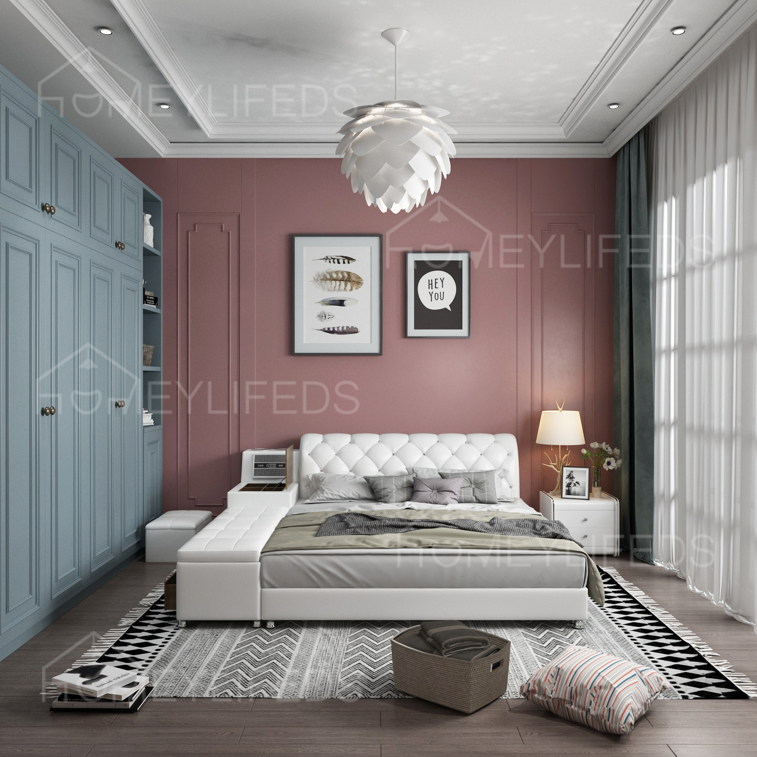 Modern Simple Smart Double Bed Genuine Leather Tatami Bed For Master Bedroom 2.2 Large Multifunctional Massage Living Room