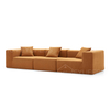 Modern Modular Corner Sofa Vacuum Compressed Tofu Height Density Sponge for Living Room Villa And Warehouse Application