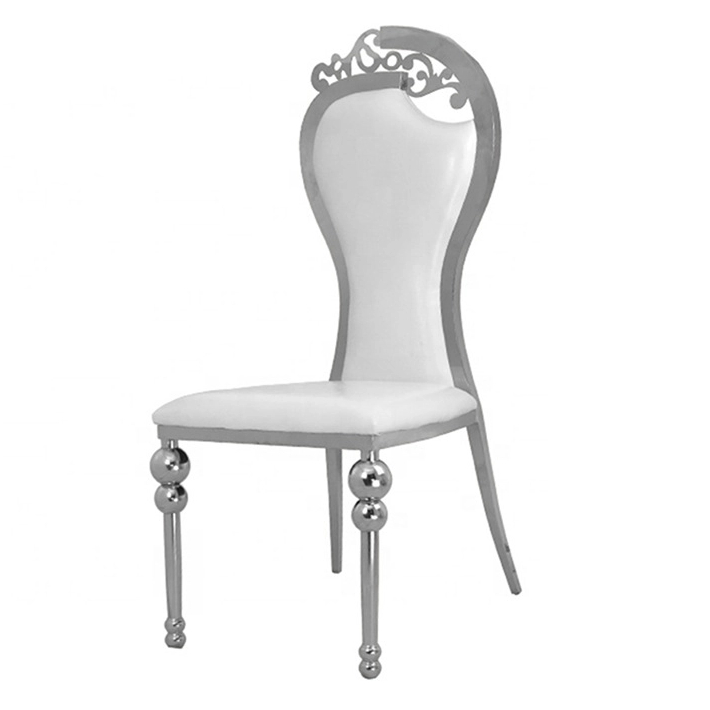 Foshan Wholesale Restaurant Chair Modern Luxury Stainless Steel Silver Velvet Dining Chair