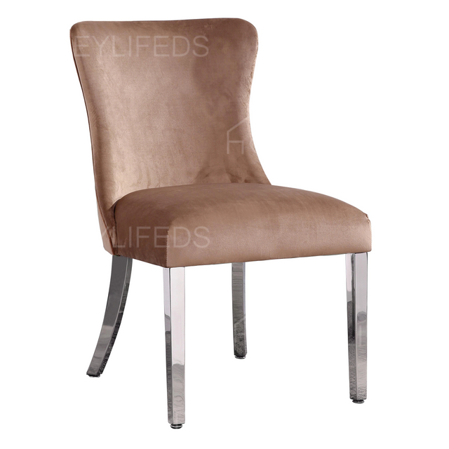 Beautiful Design Indoor Dining Chair Living Room Furniture PU Seat Chair