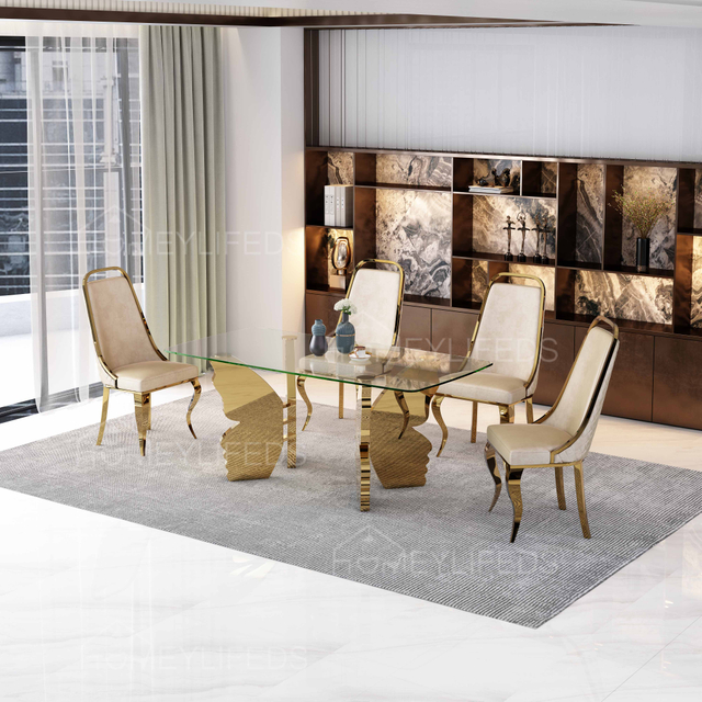 Marble Top Dining Table with Stainless Steel Legs Marble Top Stainless Steel Frame Dining Table Marble Dining Room Set Luxury