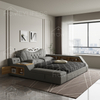 Luxury Leather Smart Bed Multifunctional Bed for Bedroom Furniture Hotel King Size Bed With Storage