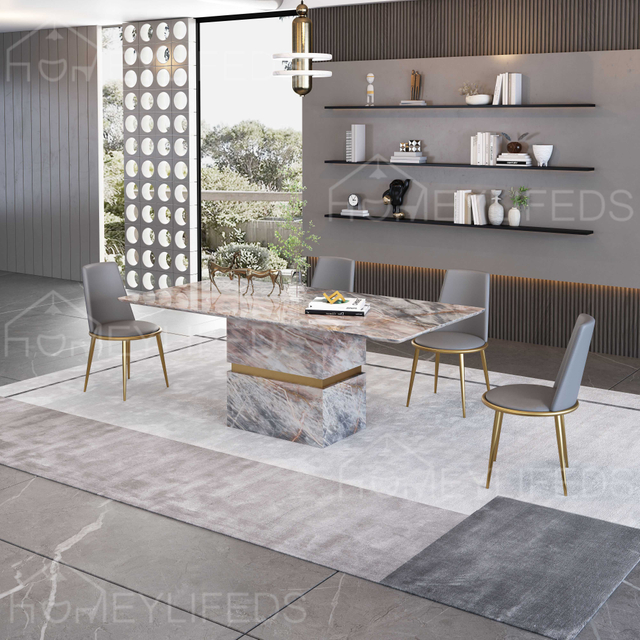 NEW Explosive Marble Dining Table And Chair Set